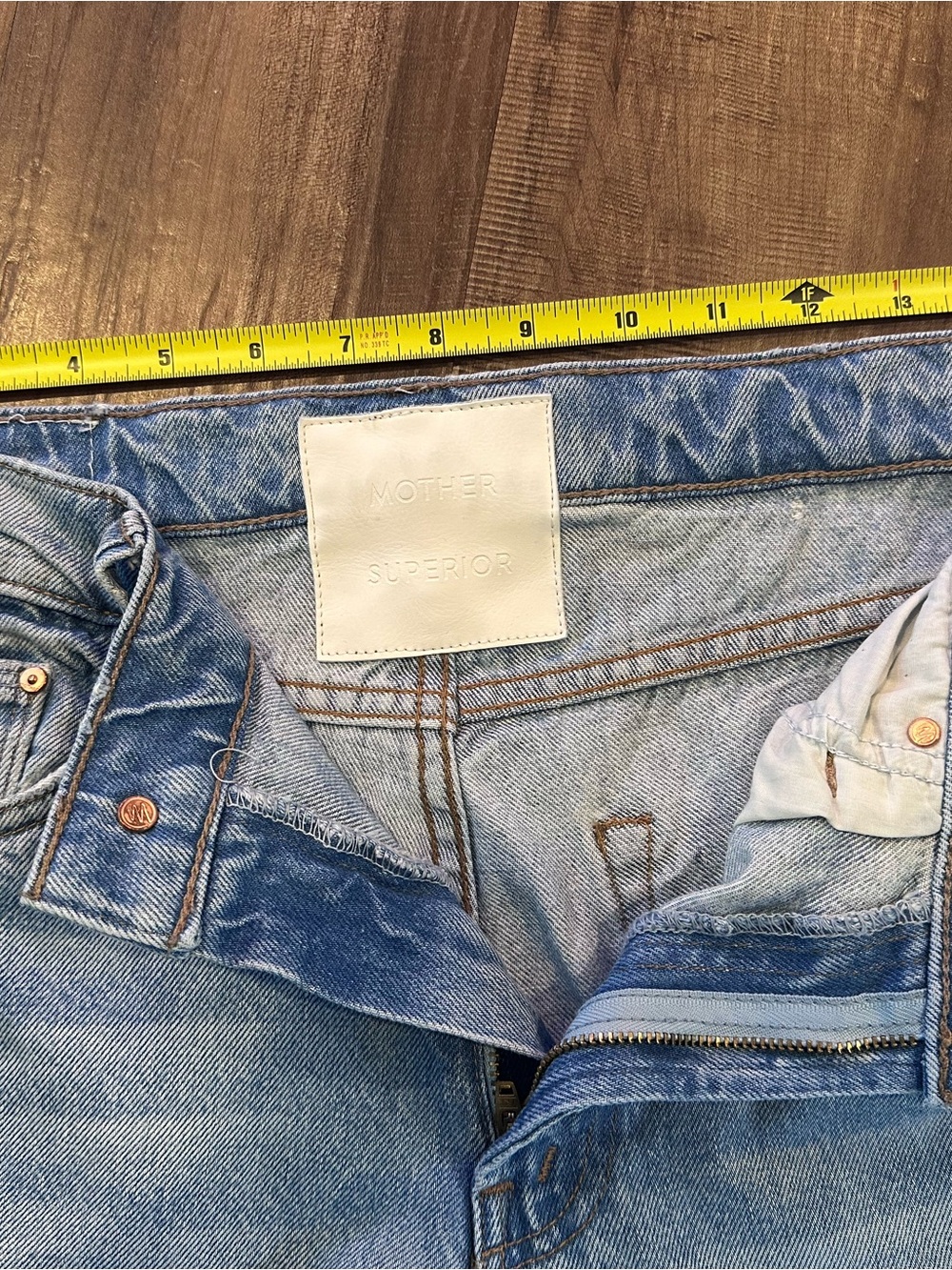 ❤️ Like New MOTHER The Reifler in Daydream sz27 💯 cotton rigid denim - Picture 7 of 16